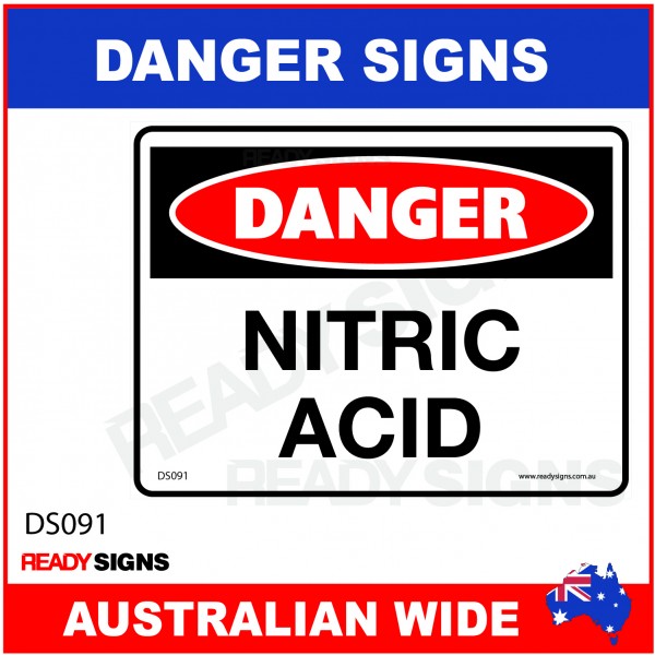 DANGER SIGN - DS-091 - NITRIC ACID